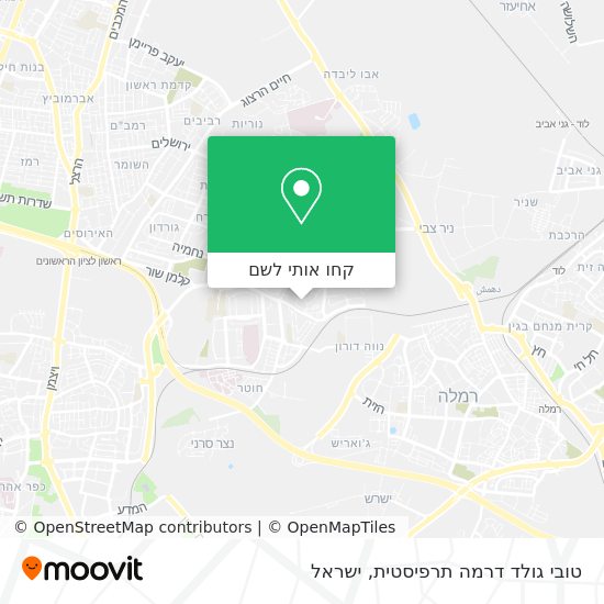 מפת טובי גולד דרמה תרפיסטית