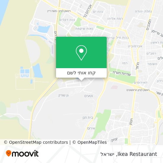 מפת Ikea Restaurant