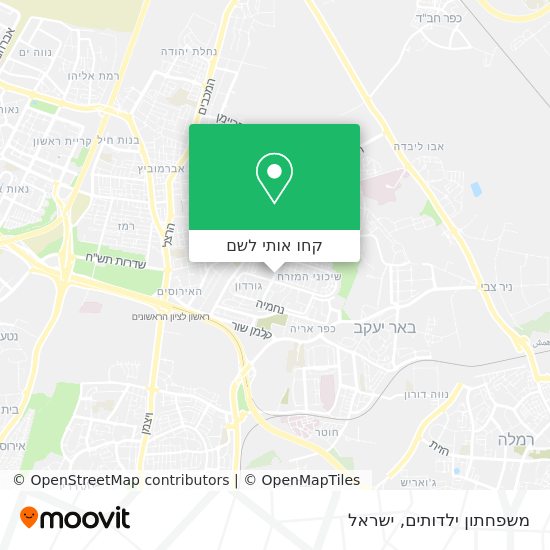 מפת משפחתון ילדותים