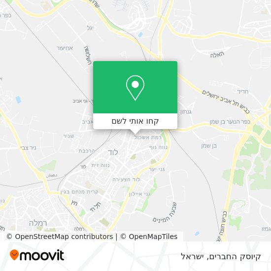 מפת קיוסק החברים