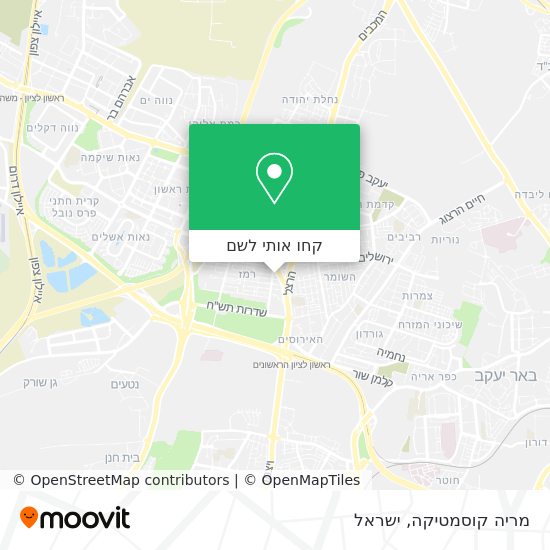 מפת מריה קוסמטיקה