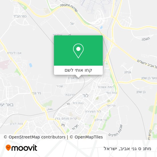מפת מתנ ס גני אביב