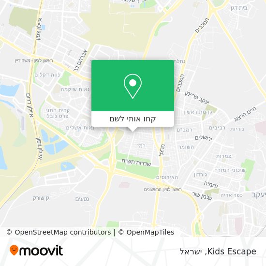 מפת Kids Escape