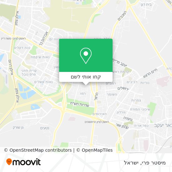 מפת מיסטר פרי