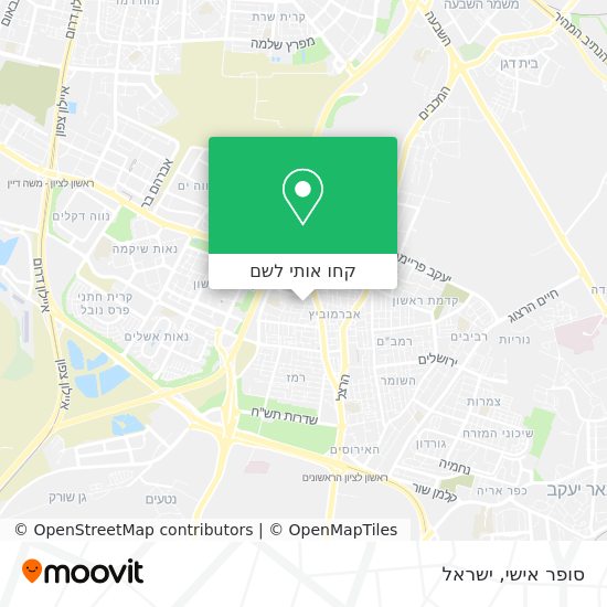 מפת סופר אישי