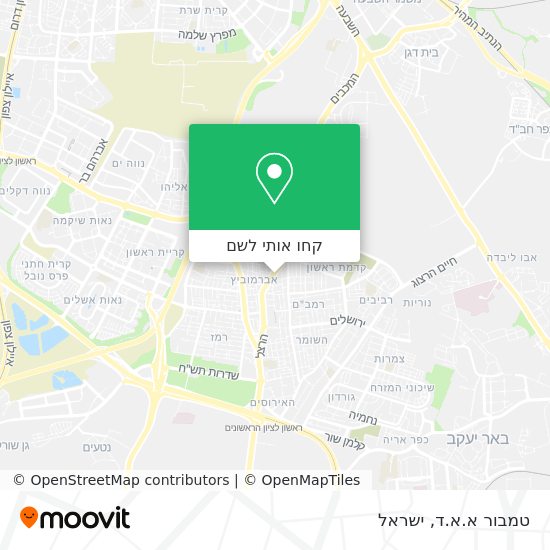 מפת טמבור א.א.ד
