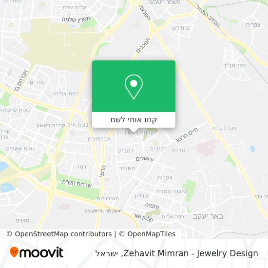 מפת Zehavit Mimran - Jewelry Design