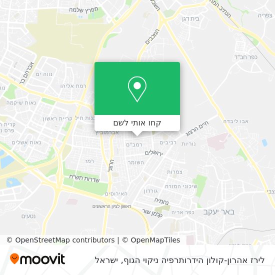 מפת לירז אהרון-קולון הידרותרפיה ניקוי הגוף