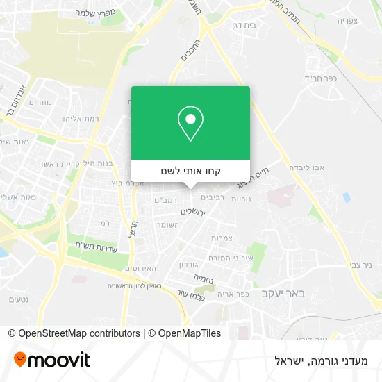 מפת מעדני גורמה