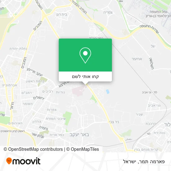 מפת פארמה תמר