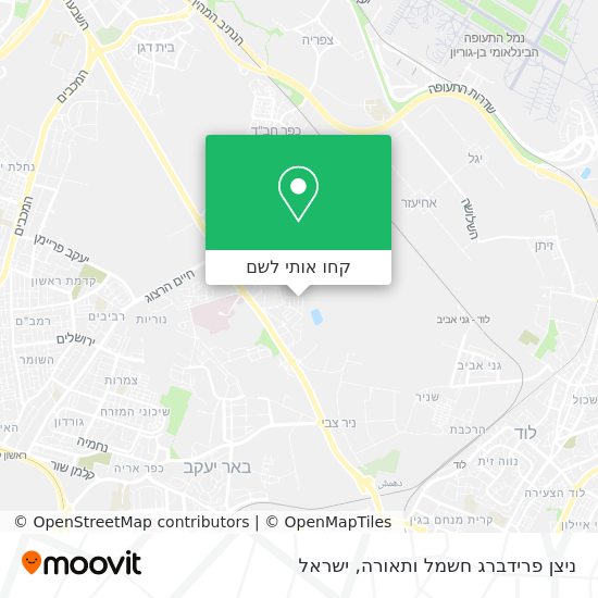 מפת ניצן פרידברג חשמל ותאורה