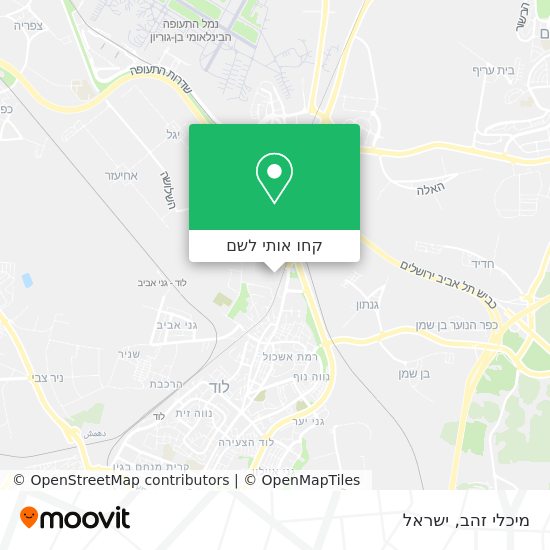 מפת מיכלי זהב