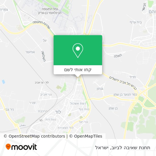 מפת תחנת שאיבה לביוב