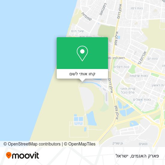 מפת פארק האגמים