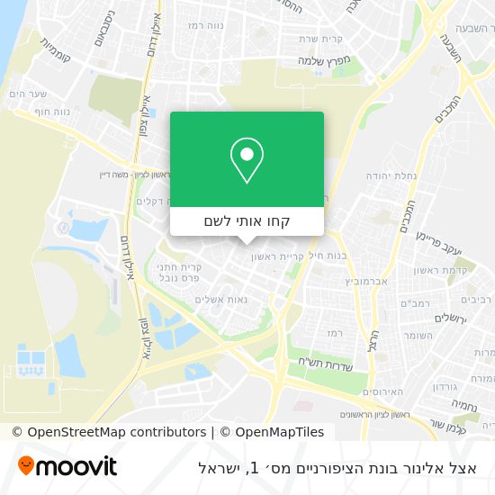 מפת אצל אלינור בונת הציפורניים מס׳ 1