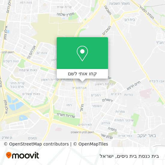 מפת בית כנסת בית ניסים