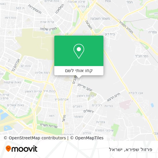 מפת פרזול שפירא