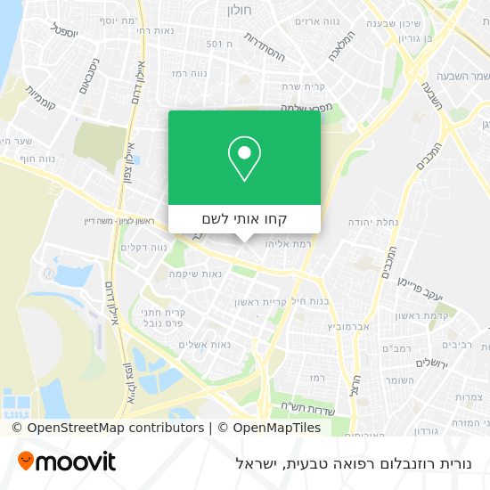 מפת נורית רוזנבלום רפואה טבעית