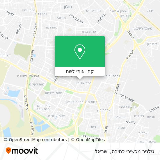 מפת טלניר מכשירי כתיבה