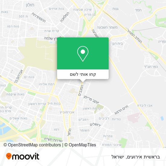 מפת בראשית אירועים