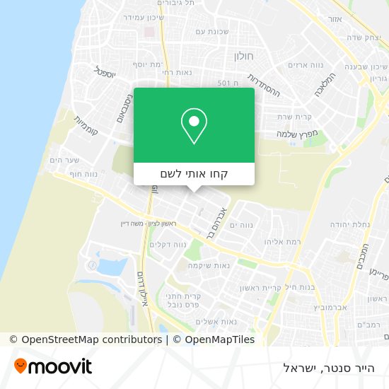 מפת הייר סנטר