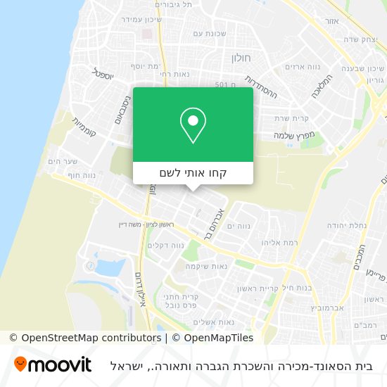 מפת בית הסאונד-מכירה והשכרת הגברה ותאורה.