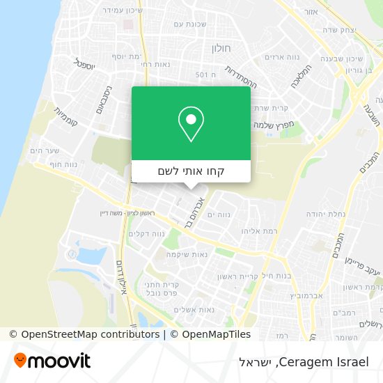 מפת Ceragem Israel