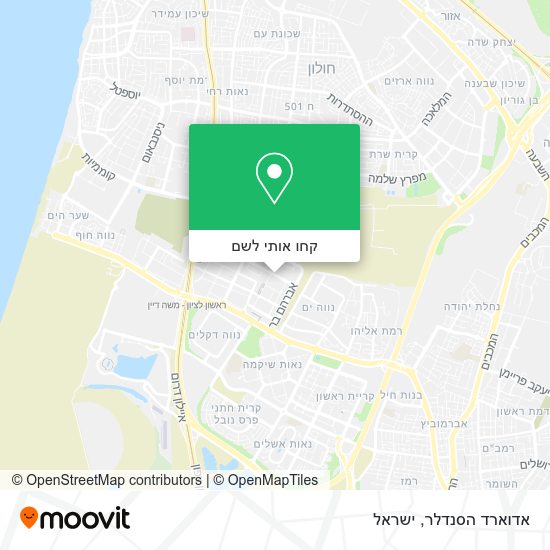 מפת אדוארד הסנדלר