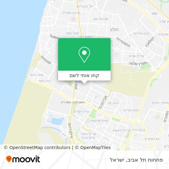 מפת פחחות תל אביב