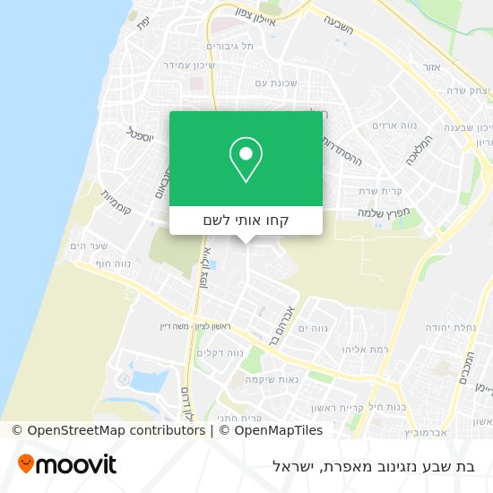 מפת בת שבע נזגינוב מאפרת