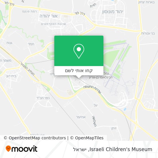 מפת Israeli Children's Museum