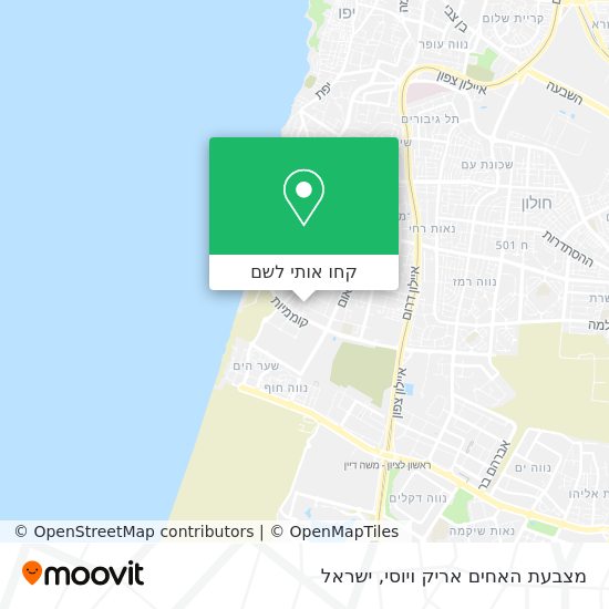 מפת מצבעת האחים אריק ויוסי