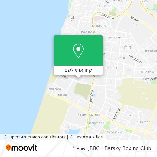 מפת BBC - Barsky Boxing Club