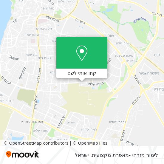 מפת לימור מזרחי -מאפרת מקצועית