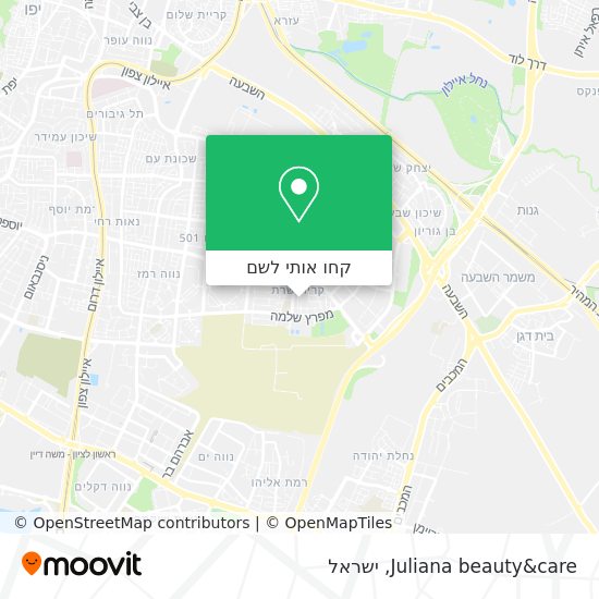 מפת Juliana beauty&care
