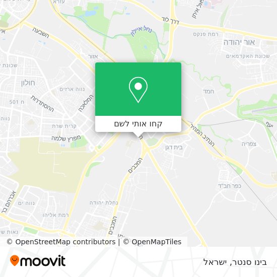 מפת בינו סנטר
