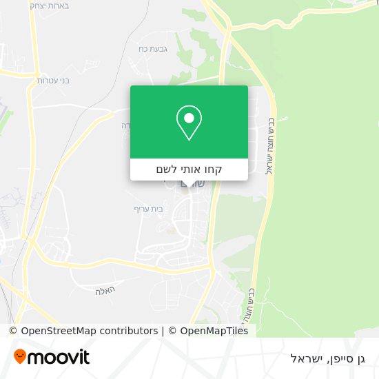 מפת גן סייפן