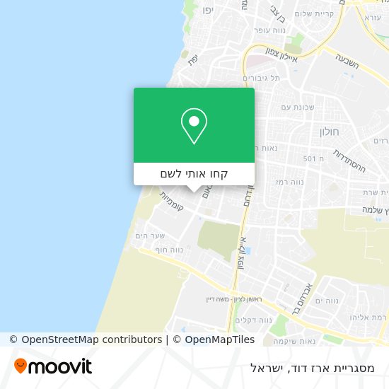 מפת מסגריית ארז דוד