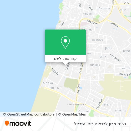 מפת ברנס מכון לרדיאטורים