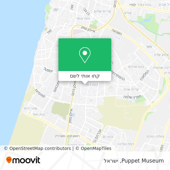 מפת Puppet Museum