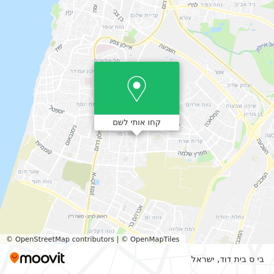 מפת בי ס בית דוד