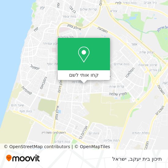 מפת תיכון בית יעקב
