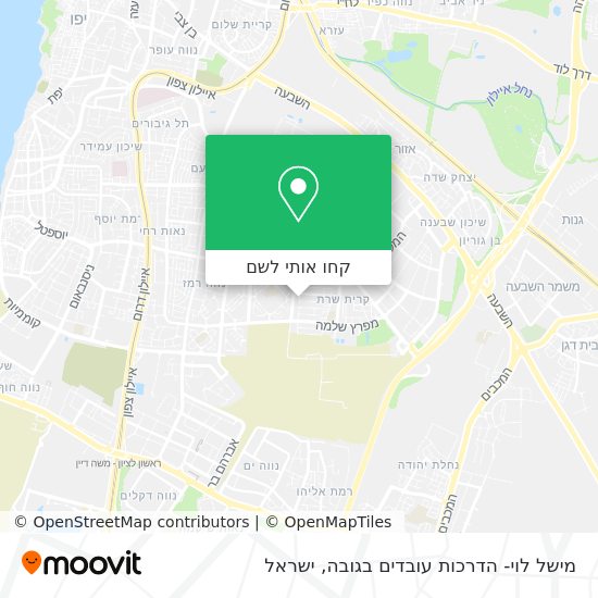 מפת מישל לוי- הדרכות עובדים בגובה