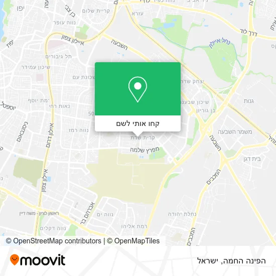 מפת הפינה החמה