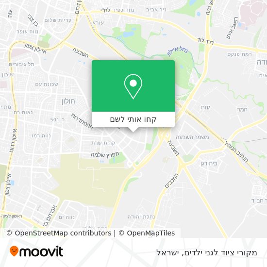 מפת מקורי ציוד לגני ילדים