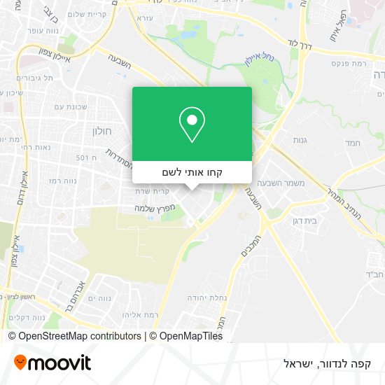 מפת קפה לנדוור
