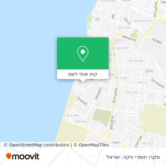 מפת מקרו חומרי ניקוי