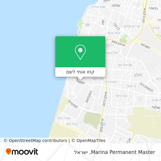 מפת Marina Permanent Master