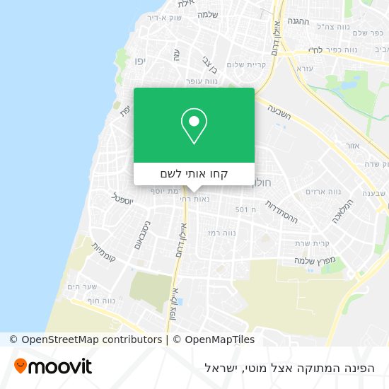 מפת הפינה המתוקה אצל מוטי