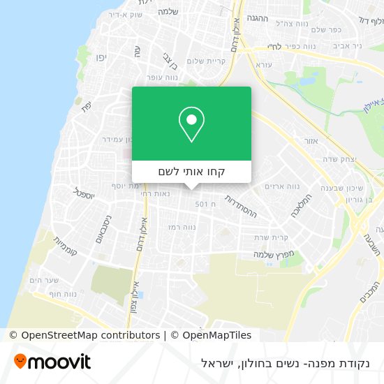 מפת נקודת מפנה- נשים בחולון